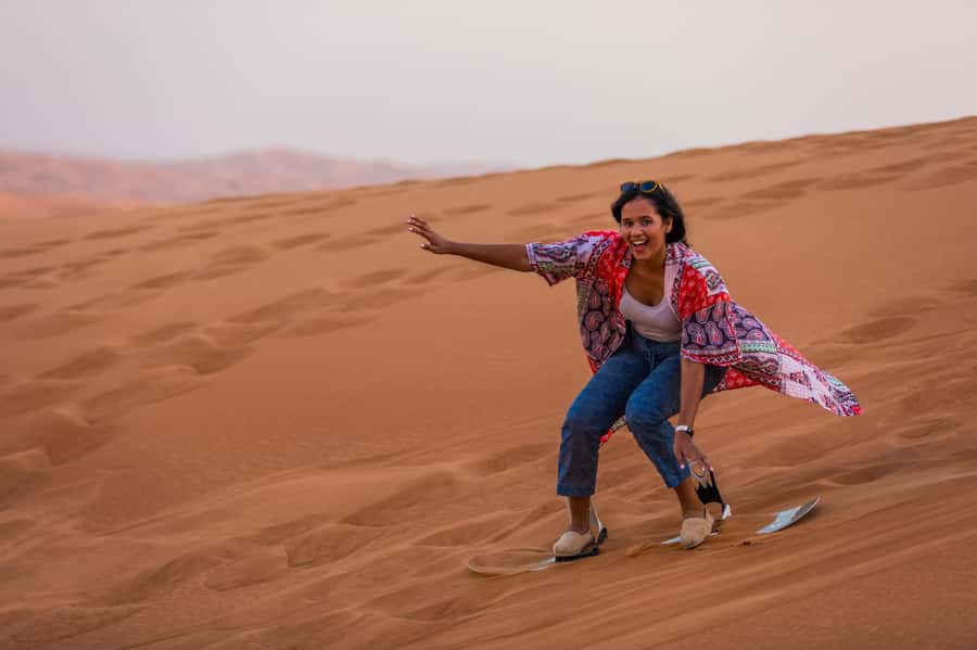 Dubai: Half-Day Desert Safari, Camel Ride, ATV & Dune Buggy - Sandboarding and the best photo stop