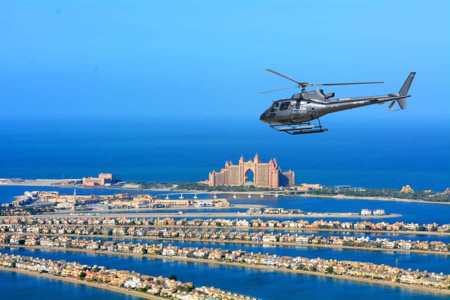 Dubai: Helicopter Ride, Desert Safari, Camels & Refreshments - Two Dubai experiences in one six-hour outing