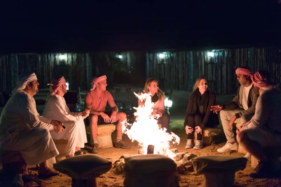 Dubai: Heritage Desert Safari wtih Overnight and Breakfast - Morning Coffee and a Surprisingly Polished Breakfast