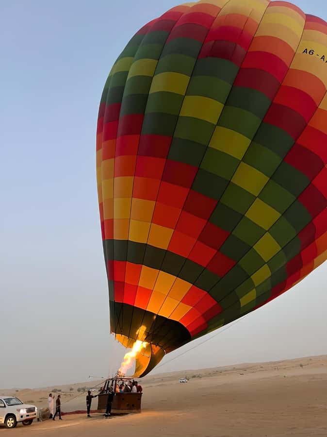 Dubai: Hot Air Balloon, Camel Ride, Desert Safari & More - A practical start before dawn