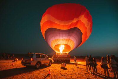 Hot Air Balloon, Desert Safari, and Quad Biking Tour