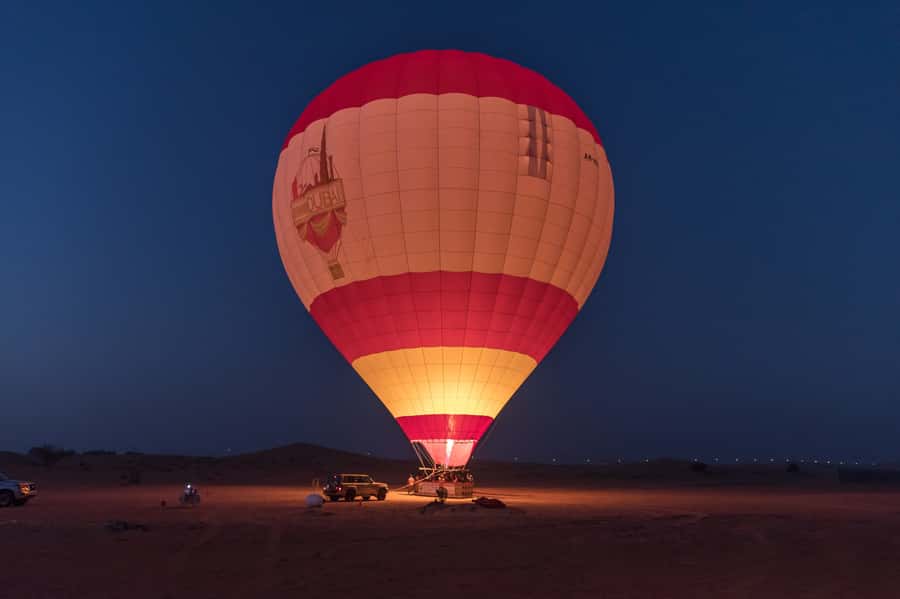 Dubai: Hot Air Balloon, Desert Safari, and Quad Biking Tour - Dune bashing brings the energy back