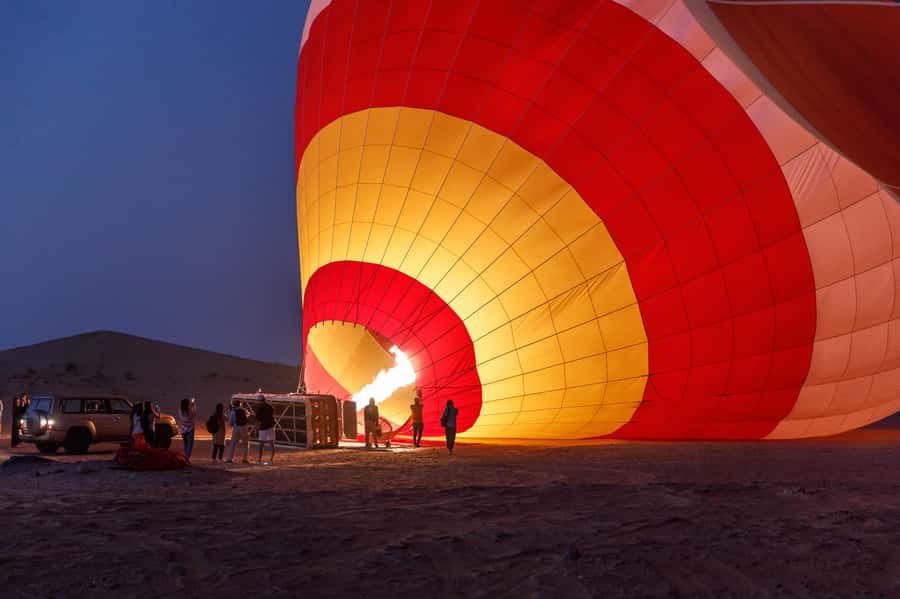 Dubai: Hot Air Balloon, Desert Safari, and Quad Biking Tour - Breakfast at the Bedouin-style camp