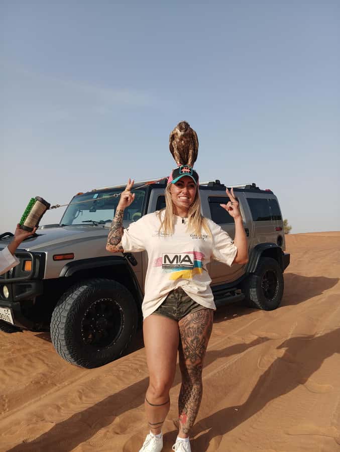 Dubai Hummer Safari Adventure & Traditional Dress Photoshoot - Pickup from Dubai, Sharjah, or Mina Jebel Ali