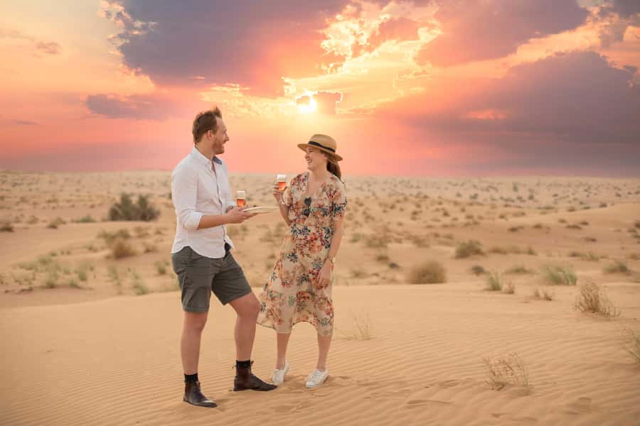 Dubai: Luxury Safari with Michelin-Curated 5-Course Dinner - Five courses in a private desert cabana