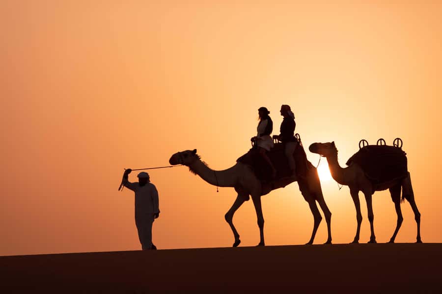 Dubai: Luxury Safari with Michelin-Curated 5-Course Dinner - Fire, acrobatics, and the evening finish