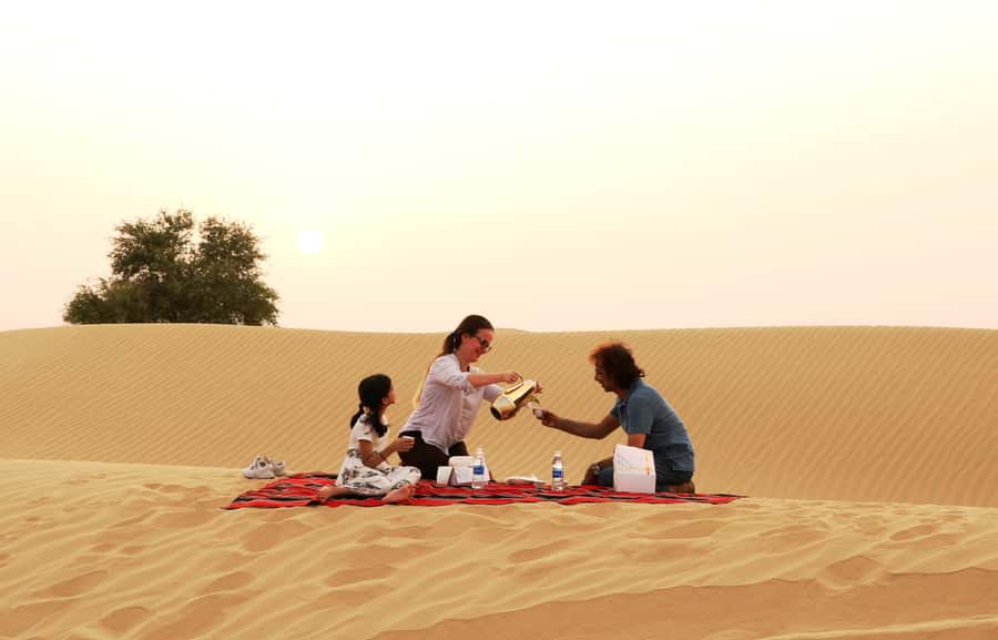 Dubai: Morning Desert Safari with Camel Ride & Sandboarding - Private or shared: which option fits you?