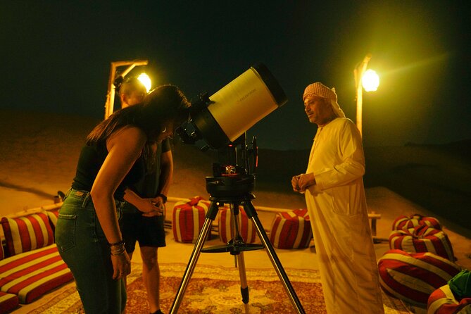 Dubai Overnight Desert Safari, BBQ & Stargazing at Al Khayma Camp - Campfire stories and a proper desert night