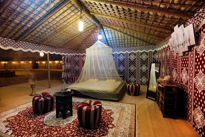 Dubai Overnight Desert Safari, BBQ & Stargazing at Al Khayma Camp - Sunrise by camel and Arabic breakfast