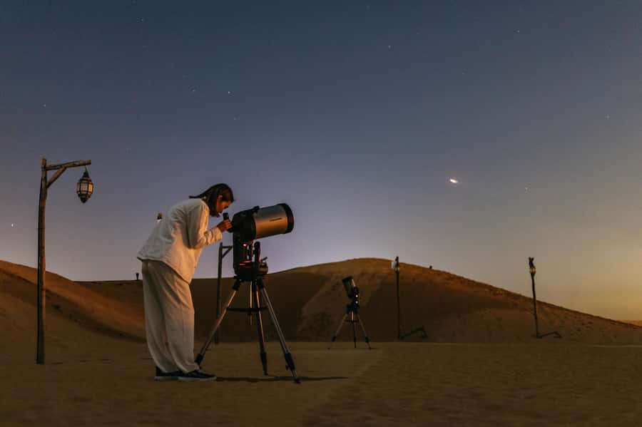 Dubai: Overnight Safari, Dinner, Stargazing & Al Khayma Camp - Arriving at Al Khayma Camp
