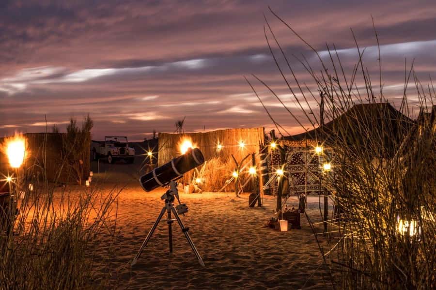 Dubai: Private Night Safari & Astronomy with 3-Course Dinner - Key details at a glance