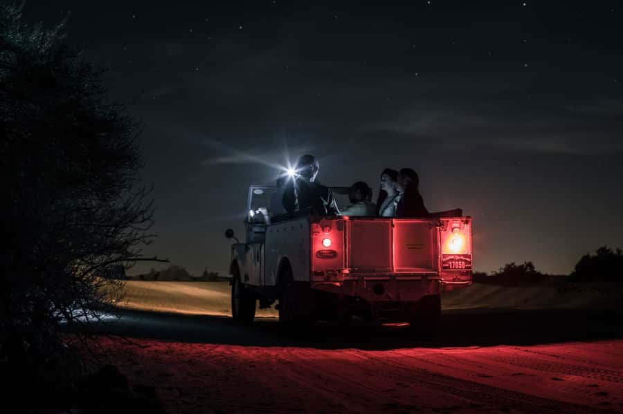 Dubai: Private Night Safari & Astronomy with 3-Course Dinner - Leaving Dubai after sunset
