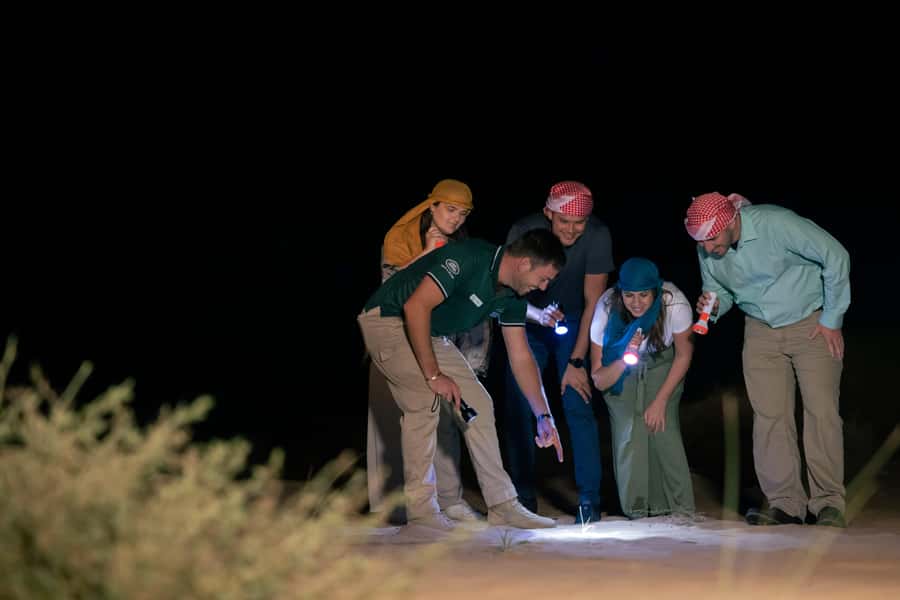 Dubai: Private Night Safari & Astronomy with 3-Course Dinner - Dinner under a Bedouin-style canopy