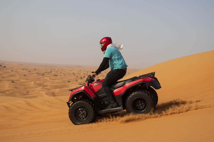 Dubai: Quad & ATV Bike, Red Dune Desert and Safari Adventure - The guide can make or break the day
