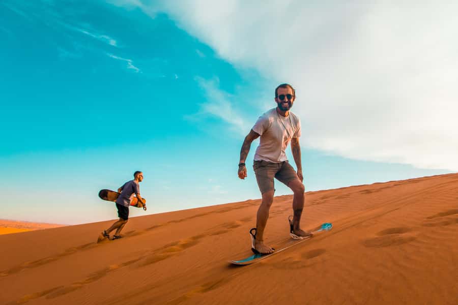 Dubai: Quad Bike Safari, Camels & Al Khayma Camp BBQ Dinner - Hotel pickup and the ride toward Lahbab