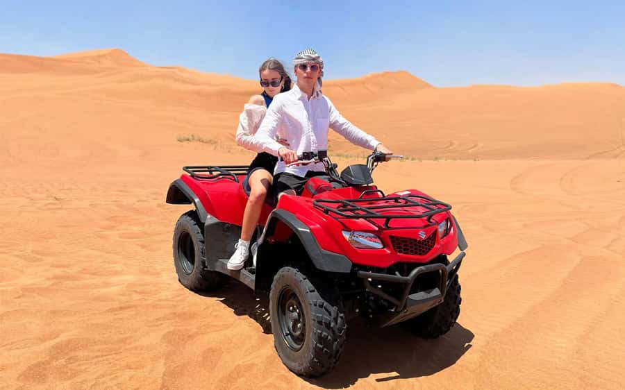 Dubai: Quad Bike Safari, Camels, & Camp with BBQ Dinner - Who will get the most from this safari?