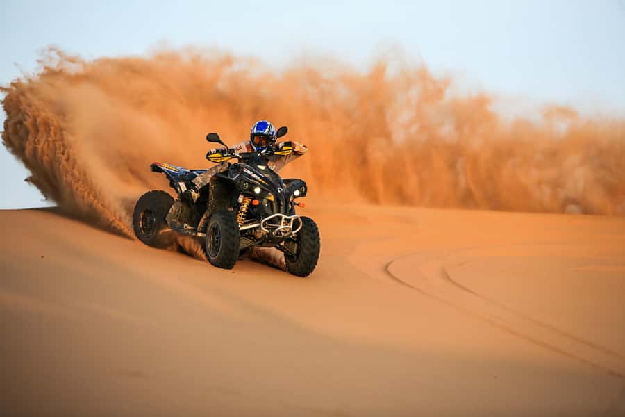 Dubai: Red Dune Safari, Quad Bike, Camel Ride, BBQ Dinner - The desert station gives you time to reset