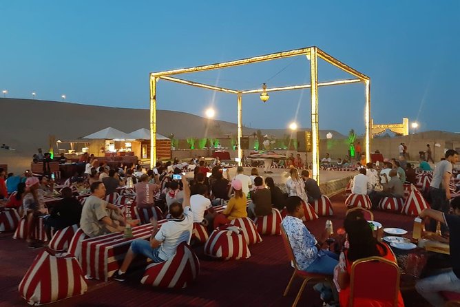 Dubai Red Dunes Desert Safari : Sandboarding, BBQ & Live Shows - Arriving at the Al Awir camp