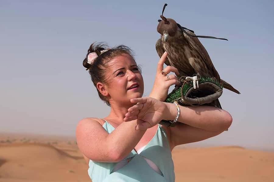Dubai: Red Dunes Desert Safari with Premium Camp BBQ & Shows - Sandboarding on the Lahbab dunes