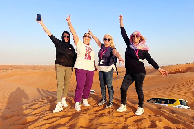 Dubai Red Dunes Safari, ATV, Camel ride, BBQ at Desert Camp - BBQ dinner and the evening shows