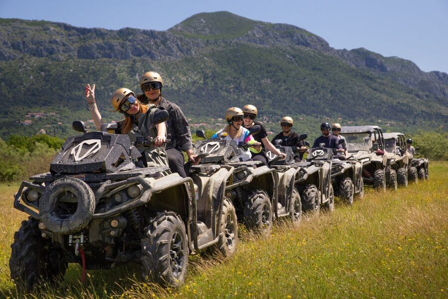Dubrovnik: Kojan Koral ATV Quad Safari with transport - Second riding section: rocks, viewpoints, and the hydrographic reserve
