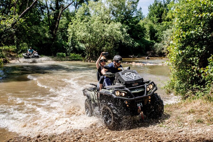 Dubrovnik: Kojan Koral ATV Quad Safari with transport - Wine, fruit, and the return to Kojan Koral