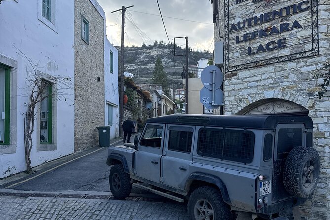 Enchanted Lagoon Jeep Safari from Protaras, Ayia Napa & Larnaca - Lefkara, lace, coffee, and a more polished village