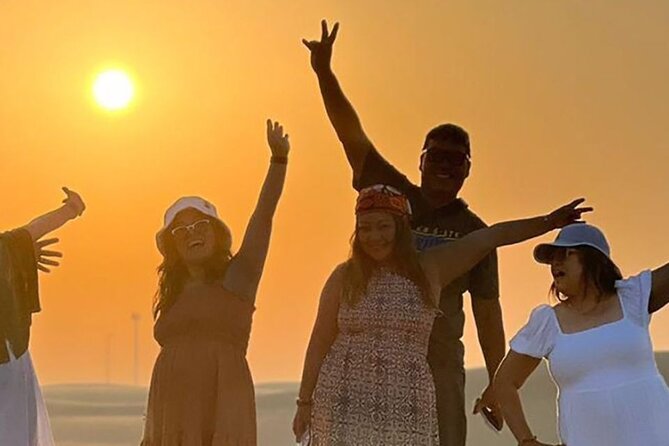 Evening Desert Safari Abu Dhabi with Hot BBQ Dinner - The sunset stop and the best photographs