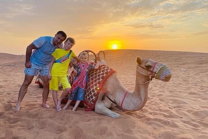 Evening Desert Safari & BBQ With Live Shows,Camel Ride,Falcon pic - Lahbab’s red dunes are the main event