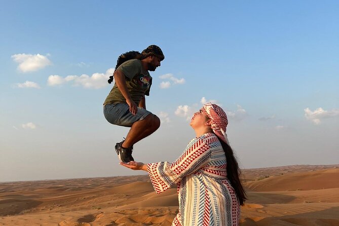 Evening Desert Safari Camel Ride Dinner Live Shows in Abu Dhabi - The Bedouin-style camp after sunset