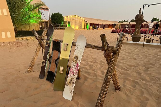 Evening Desert Safari Camel Ride Dinner Live Shows in Abu Dhabi - BBQ dinner under the stars
