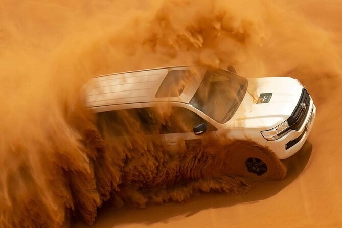 Evening Desert Safari Dubai BBQ Dinner Dune Bashing Dune Buggy - Sandboarding and the panoramic photo stop