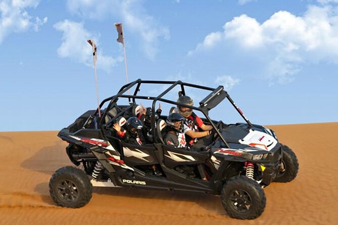 Evening desert safari with camel ride and BBQ dinner - Hotel pickup and the long ride toward Lahbab