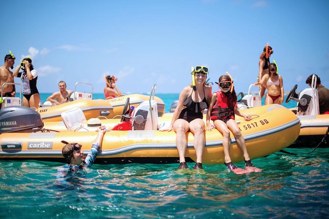 Fajardo Mini Boat Snorkel Safari - Reaching Cayo Icacos after the open-water run