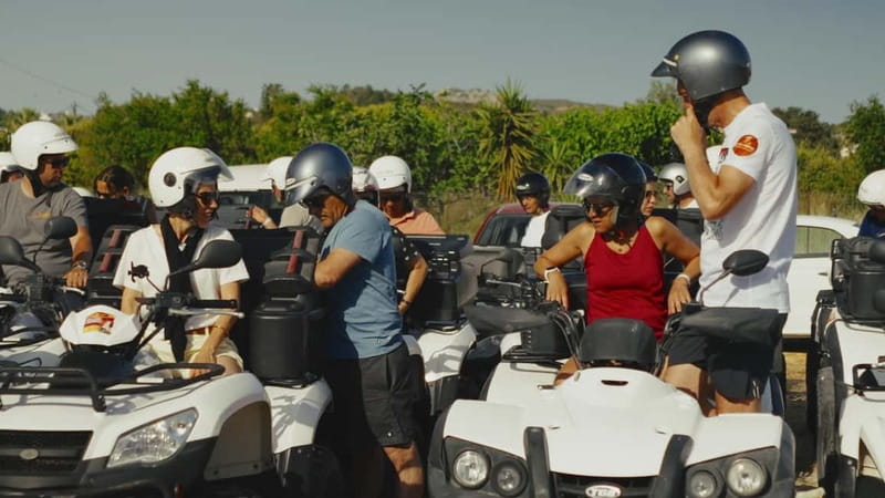 Faliraki: Quad Safari Tour - The ride: roads, dirt tracks, and forest paths