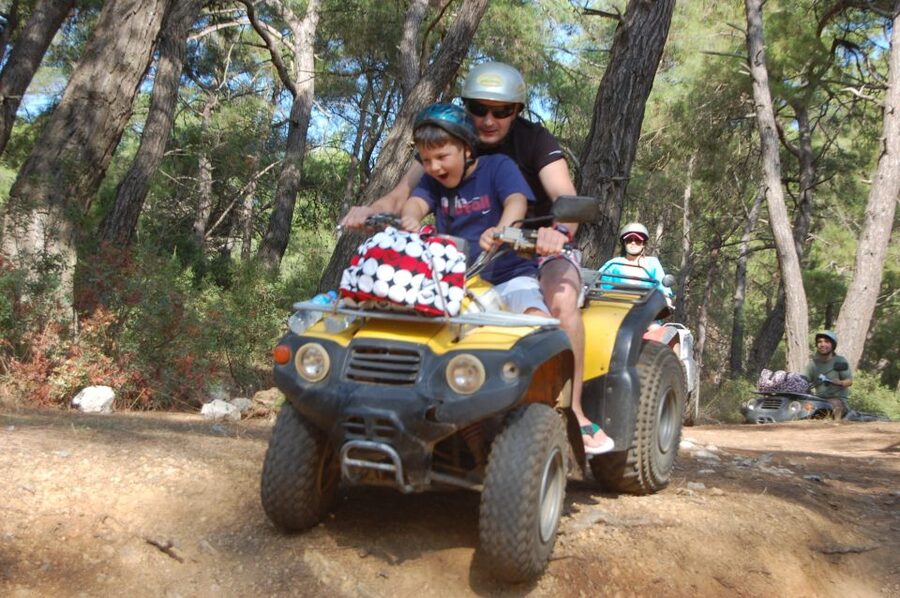 Fethiye: Guided Quad Mountain Safari with Pickup - From Fethiye hotel pickup to the mountain base