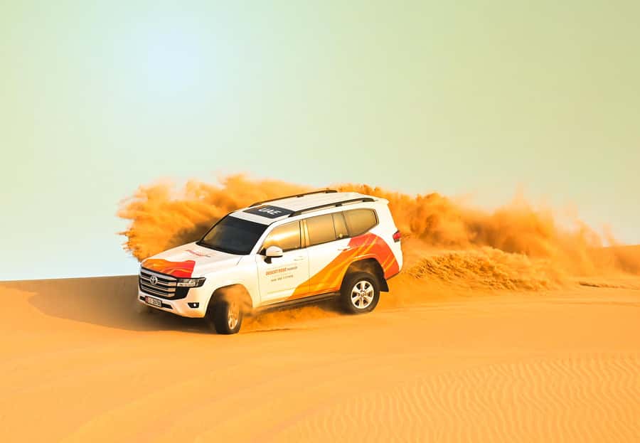 From Abu Dhabi: Dune Bashing Desert Safari - From Abu Dhabi to the Al Khathim dunes