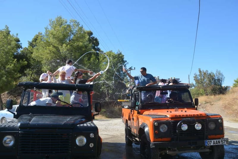 From Alanya: Jeep Safari with Lunch, Dim River & Cave - Çamlıbel combines waterfalls, a canyon, and fishing