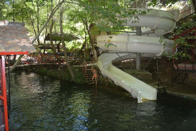 From Alanya: Jeep Safari with Lunch, Dim River & Cave - Cikcilli Terrace Park delivers the first big view