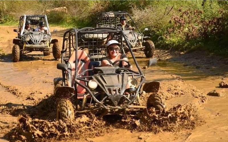 From Belek & City of Side Quad or Buggy Safari With Transfer - Two hours on dirt tracks, hills, and forest trails