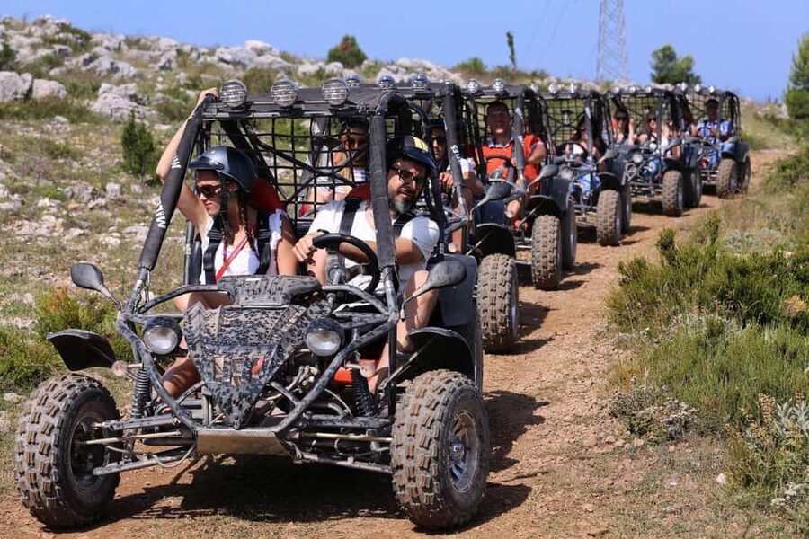 From Belek & Side: Buggy or Quad Safari with Hotel Transfer - Getting ready for a buggy or quad ride
