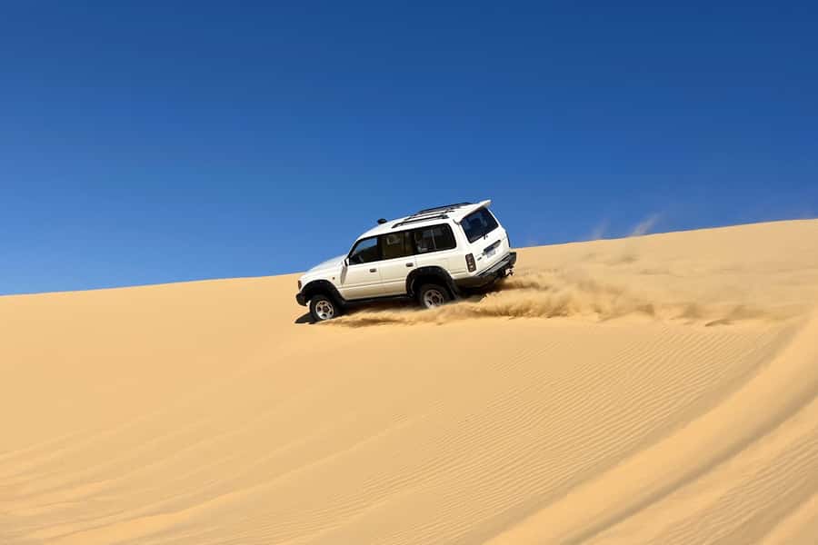From Cairo: Desert Safari, Camel Ride, Magic Lake, & Lunch - Mudawara Mountain and the wider view