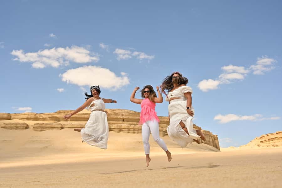 From Cairo: Desert Safari, Camel Ride, Magic Lake, & Lunch - Magic Lake and the option to swim