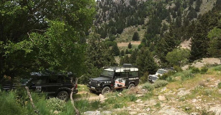 From Chania: White Mountains Land Rover Safari - The rough road to the White Mountains