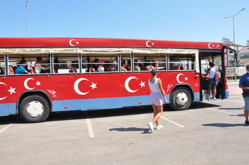 From City of Side: Cabrio Bus Safari & Boat Tour with Lunch - Seleukia and the short cultural stops
