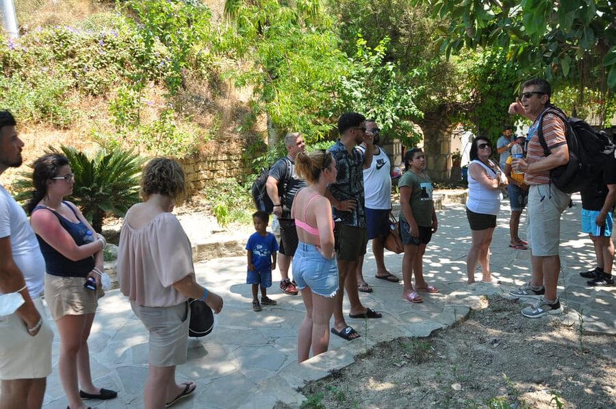From City of Side: Cabrio Bus Safari & Boat Tour with Lunch - The Green Lake boat ride