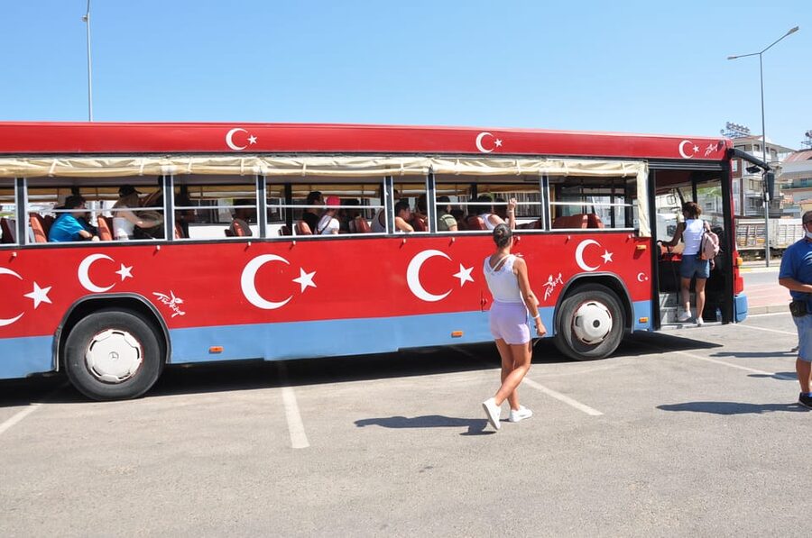 From City of Side: Cabrio Bus Safari & Boat Tour with Lunch - Guides, buses, and group management