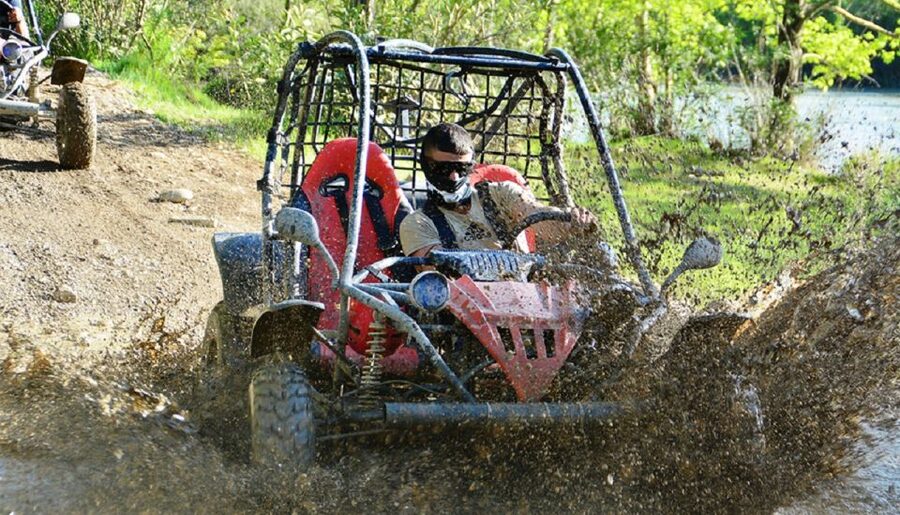 From city of Side: Taurus Mountains Buggy Safari - Leaving Side for the Taurus Mountains