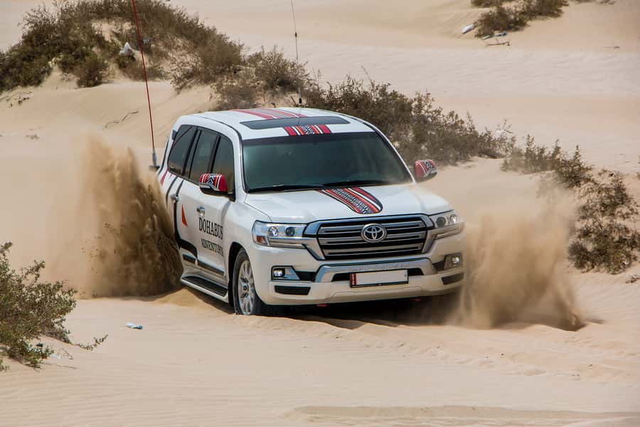From Doha: 8-hour Safari Tour with Desert Beach Experience - The 90-minute 4x4 ride across Qatar’s dunes