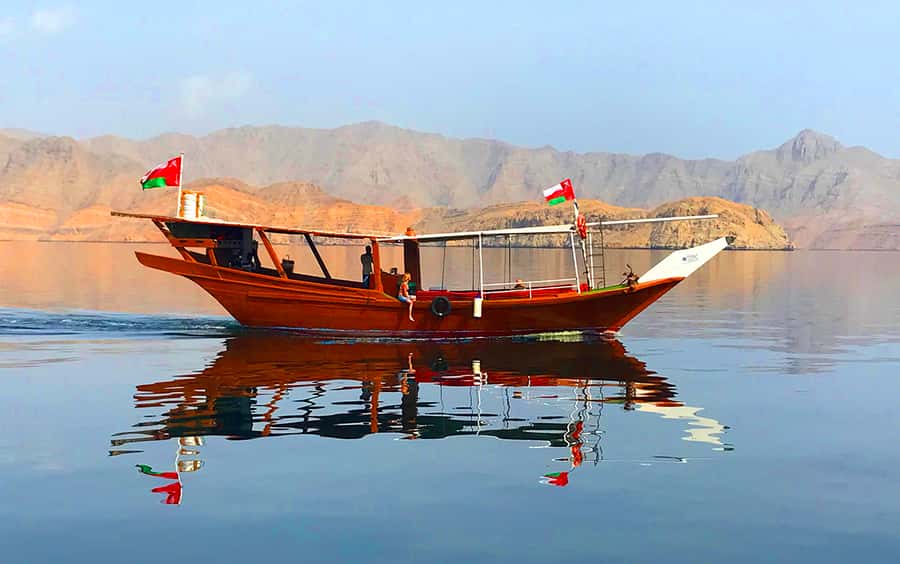 From Dubai: Musandam Khasab Tour with Boat Trip and Safari - Khor Sham and the fjords by dhow